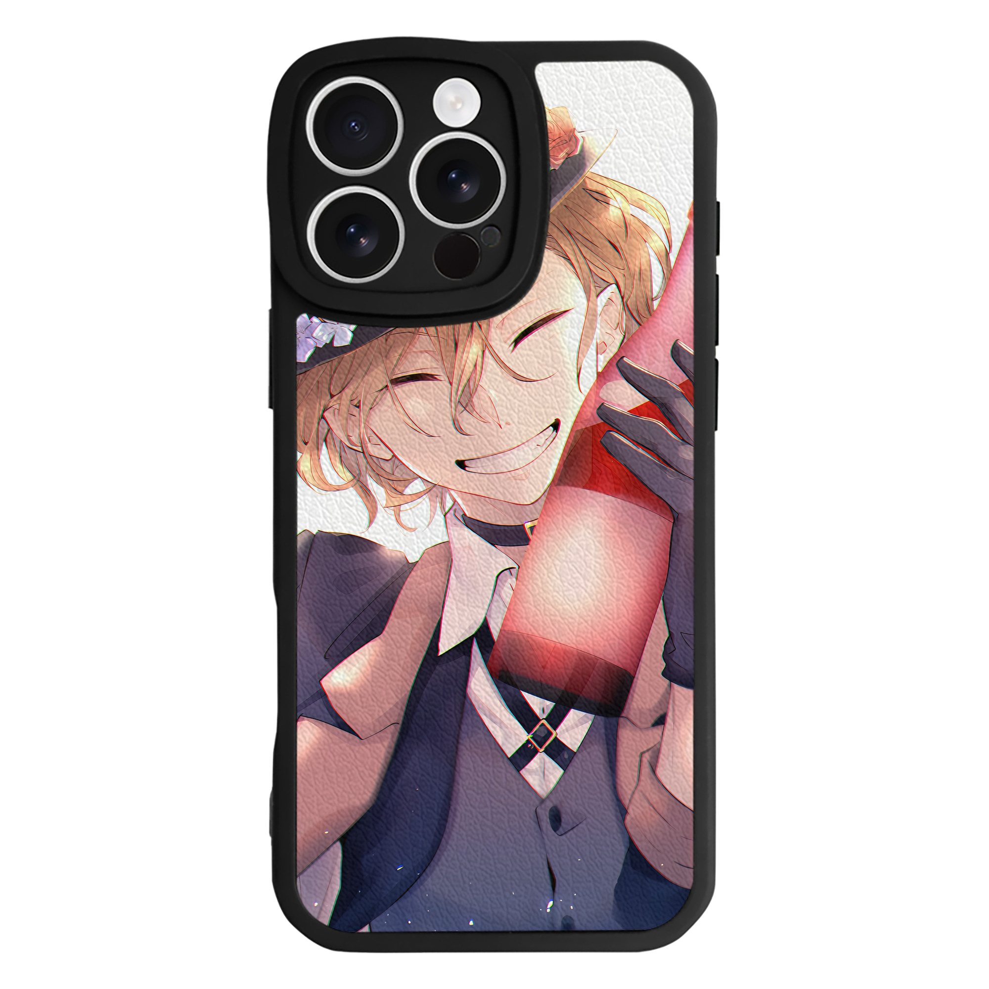 （画像用） 文豪ストレイドッグス Bungo Stray Dogs 【iPhone 16シリーズ対応】シリコンスマホケース（レザー調） 材質：シリコン